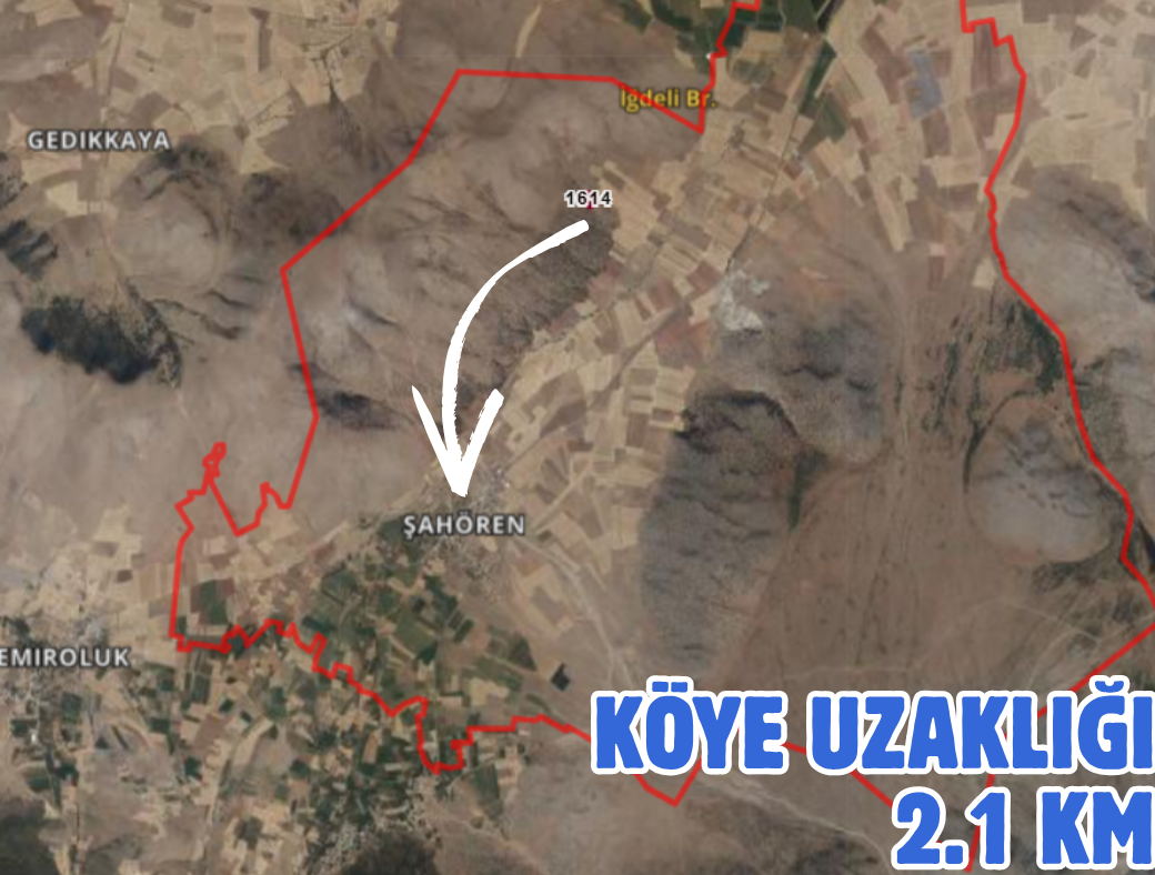 KONYA KADINHANI ŞAHÖREN 6.100 M² TARLA SATILIKTIR - KONYA KADINHANI fotoğraf 2